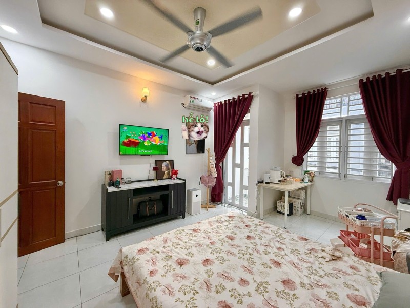 Bán nhà 4 tầng,  đường số 10, Linh Xuân, Thủ Đức, TP HCM. DT 60m2, sổ hồng, giá 5,98 tỷ.-4