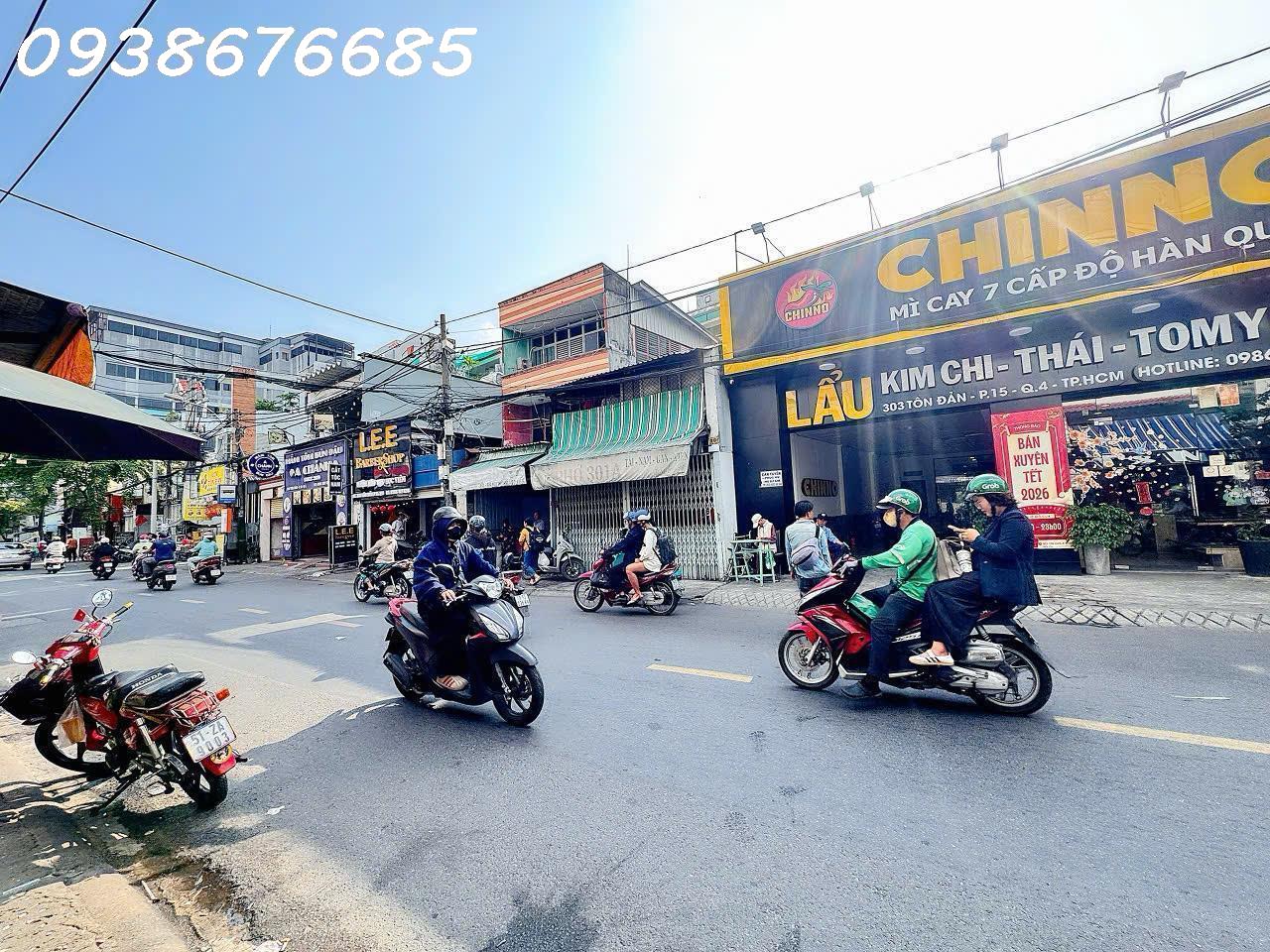 HIẾM DT SIÊU KHỦNG HƠN 400M2 FULL THỔ- BÁN NHÀ 5 TẦNG MẶT TIỀN KD Đ.TÔN ĐẢN, QUẬN 4- DÒNG TIỀN HƠN 100TR/TH- 0938676685 GIANG GIANG GẶP CHÍNH CHỦ