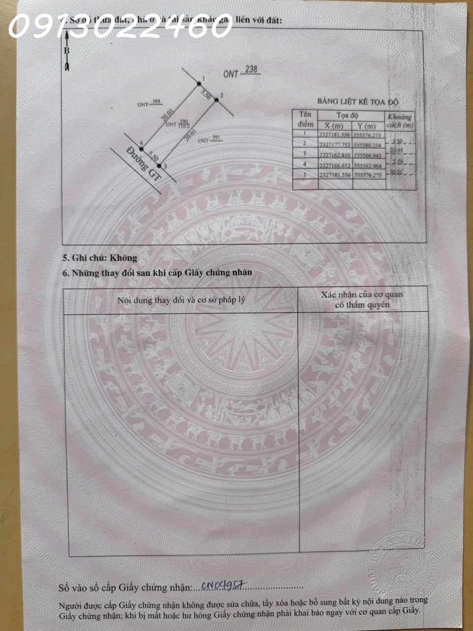 CHUYỂN NHƯỢNG LÔ 227M2 ĐẤT TẠI XÃ TU PHÚ, THANH THỦY, PHÚ THỌ-4