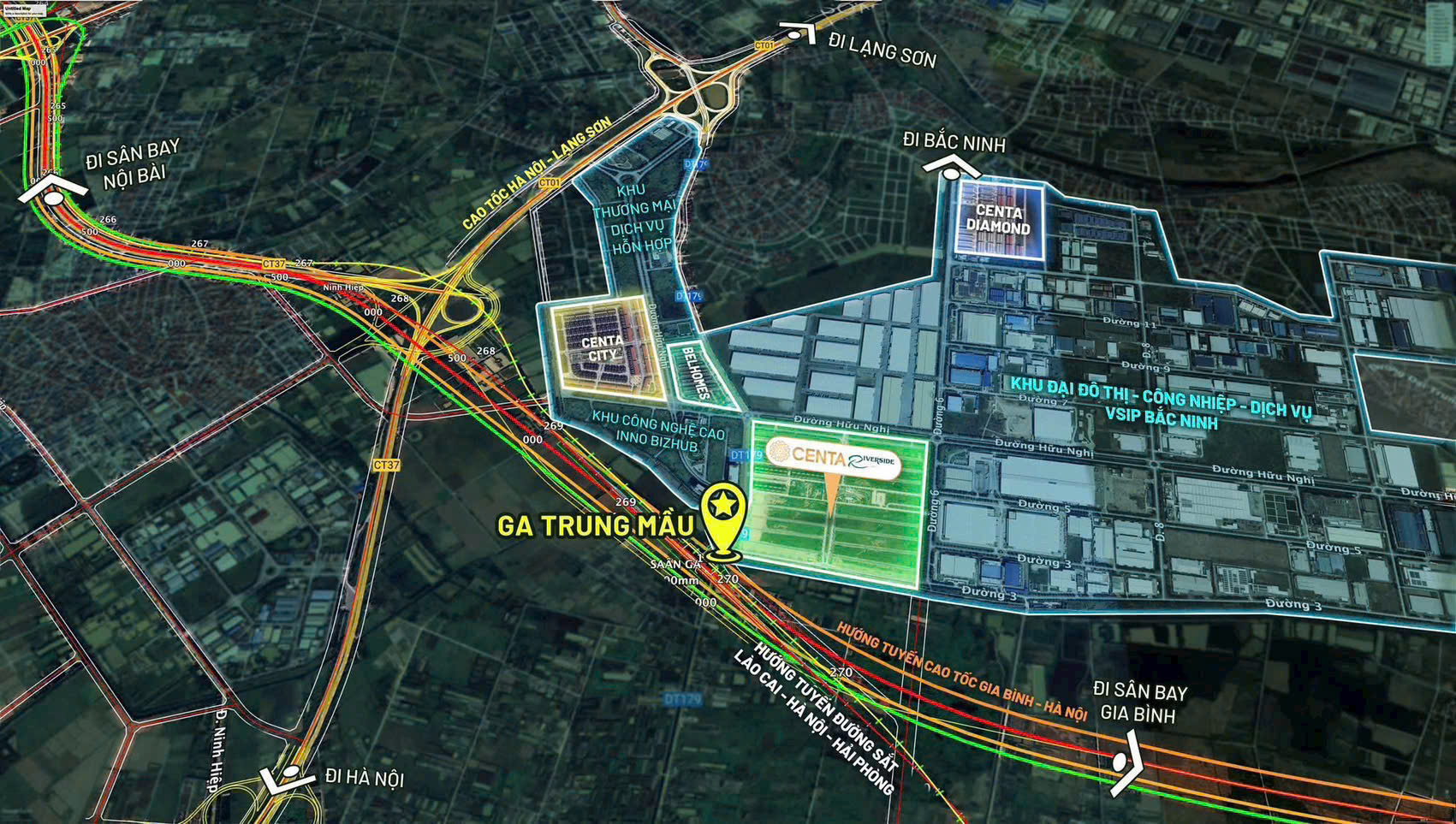 Tôi đang có căn biệt thự ven sông diện tích 225m² tại Centa RiverSide – VSIP Bắc Ninh, giá bán 18,5