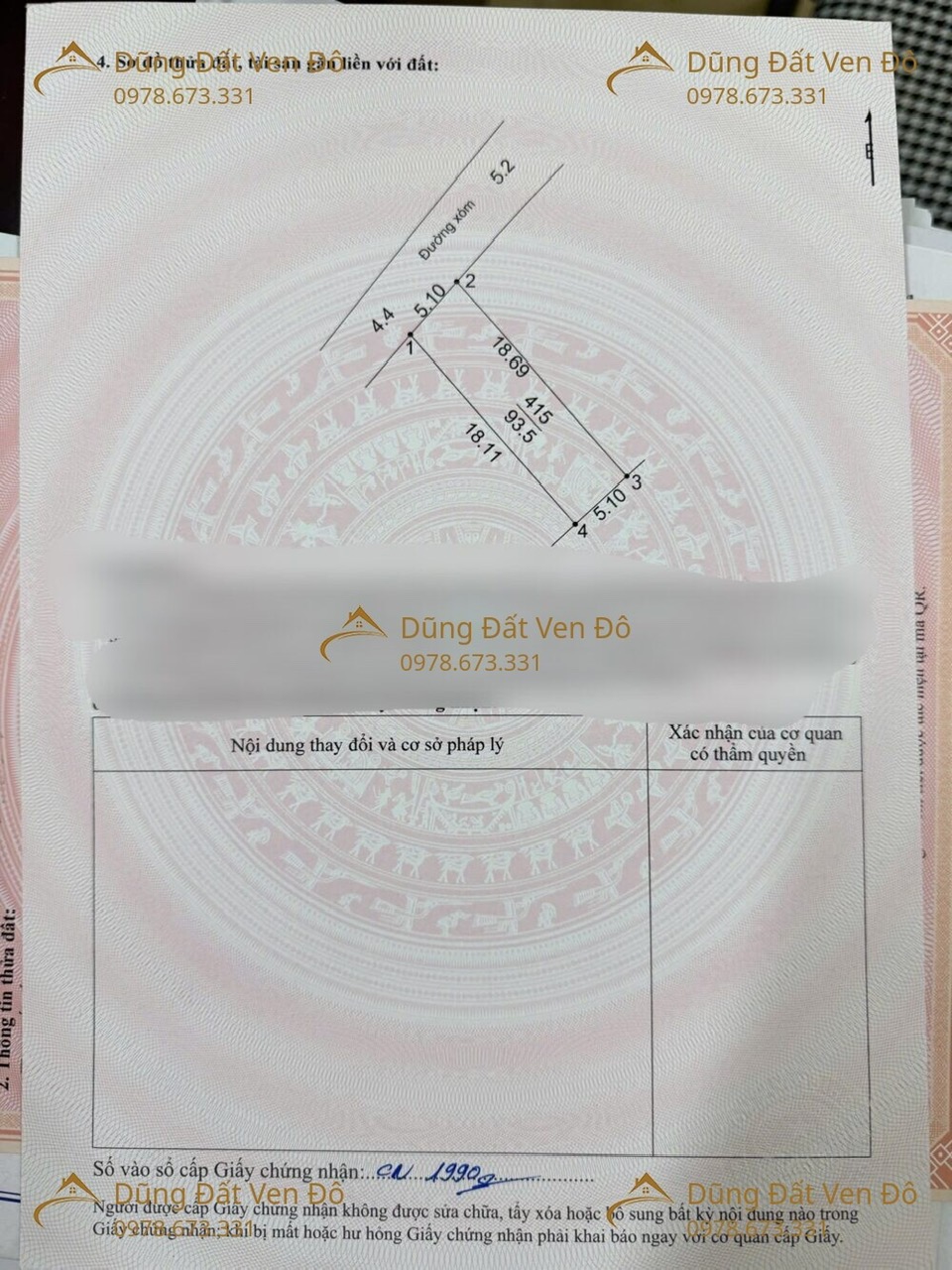 2 LÔ 116,6M VÀ 93,5M THỦY XUÂN TIÊN-CHƯƠNG MỸ-HÀ NỘI