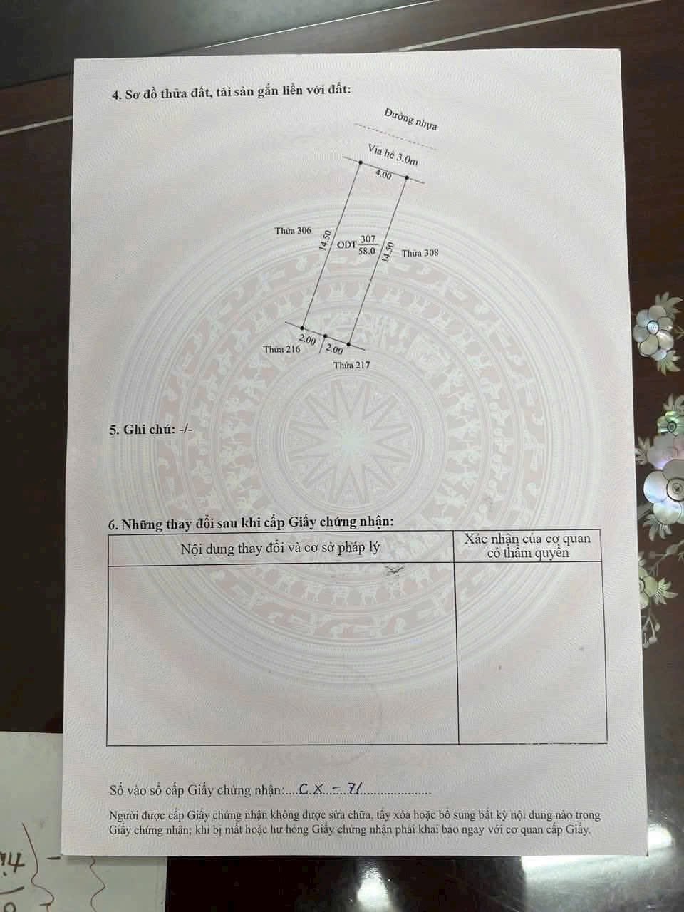 Bán đất khu nhà máy Sứ, phường Phạm Ngũ Lão, TP Hải Dương, 58m2, mt 4m, vị trí trung tâm, 3.6 tỷ