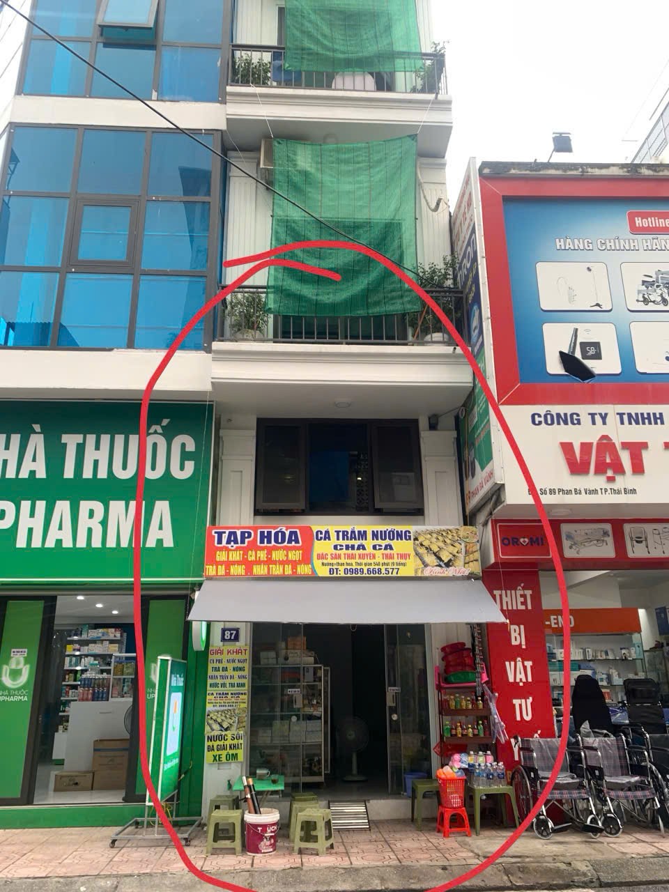 CHO THUÊ MẶT BẰNG TẦNG 1 – VỊ TRÍ ĐẮC ĐỊA ĐỐI DIỆN BỆNH VIỆN  Địa chỉ: 87 Phan Bá Vành, phường Trần Lãm, Tỉnh Hưng Yên