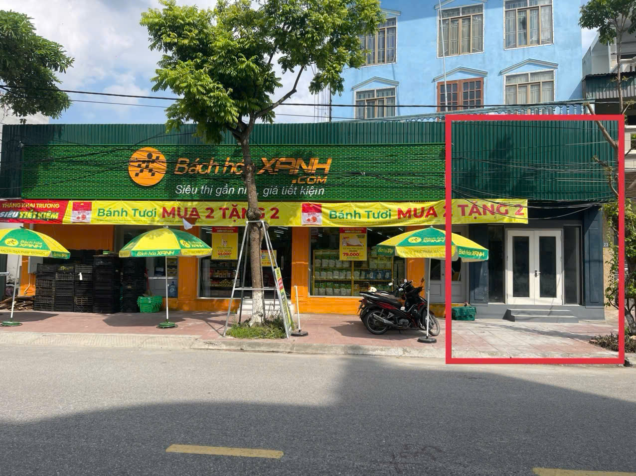 CHO THUÊ 2 MẶT BẰNG KINH DOANH – VỊ TRÍ ĐẸP, GIÁ TỐT Tòa biệt thự KĐT Kỳ Bá và Nhà mặt tiền cạnh Bách Hóa Xanh
