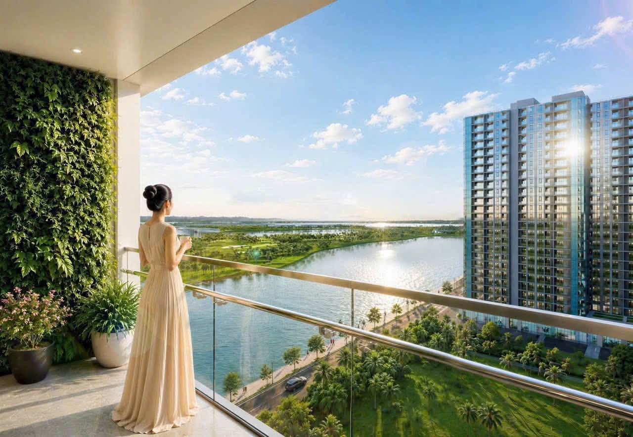 Quỹ căn 2PN góc 70m2 view ôm trọn 3 sân golf 950ha và Vịnh Hạ Long.