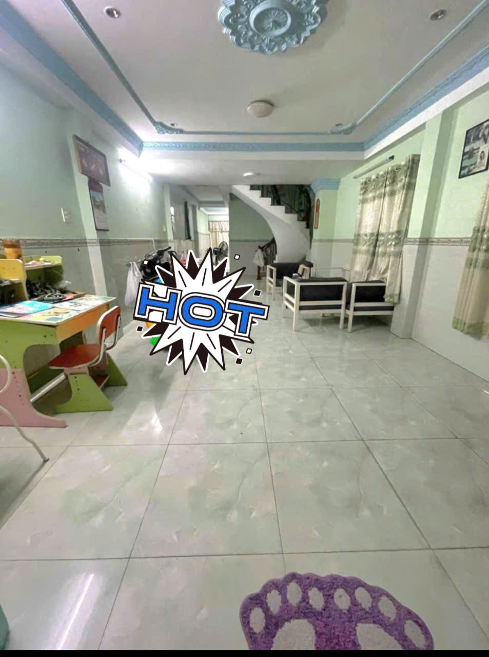 💥🏠🚘BÌNH TÂN, SÁT MẶT TIỀN , Ô TÔ THÔNG, DTSD 80M2, 3TẦNG, VUÔNG A4, 4PN, NHỈNH 5 TỶ XÍU
