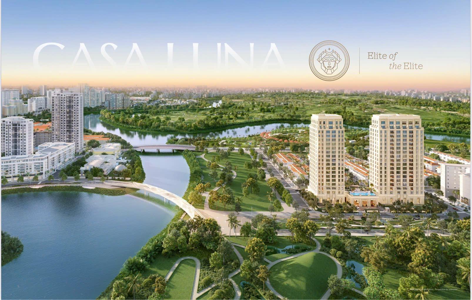 CASA LUNA PHÚ MỸ HƯNG – CHỈ 49 BIỆT THỰ TRÊN KHÔNG GIỮA TRUNG TÂM HỒ BÁN NGUYỆT  MỞ BÁN