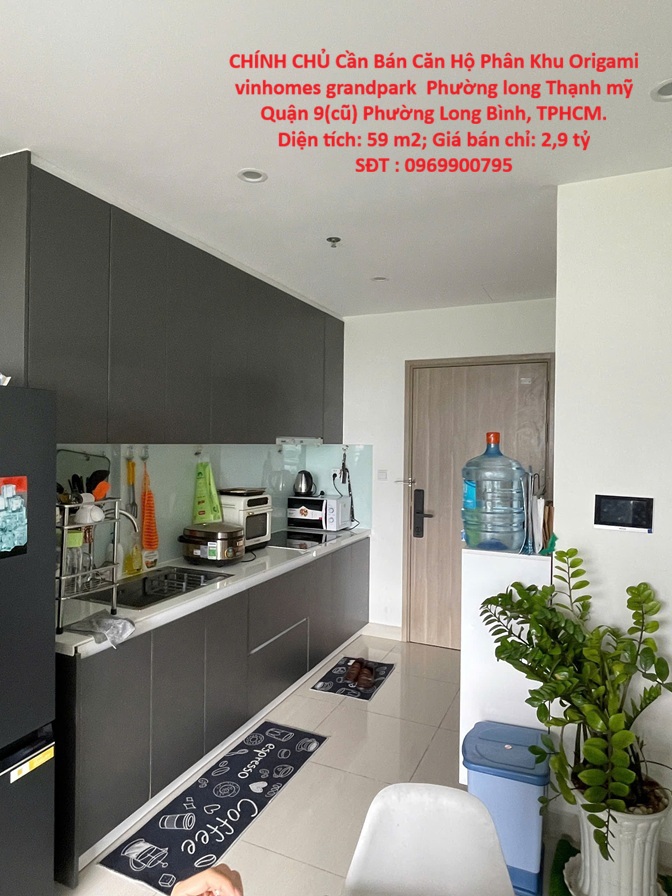 CHÍNH CHỦ Cần Bán Căn Hộ Phân Khu Origami vinhomes grandpark Quận 9(cũ) Phường Long Bình, TPHCM.