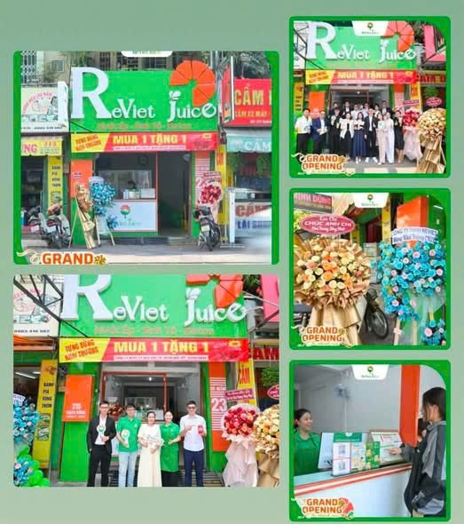 SANG NHƯỢNG TOÀN BỘ CỬA HÀNG REVIET JUICE – BAO GỒM THƯƠNG HIỆU Địa chỉ: 215 Bạch Đằng, Gò Vấp, TP. Hồ Chí Minh
