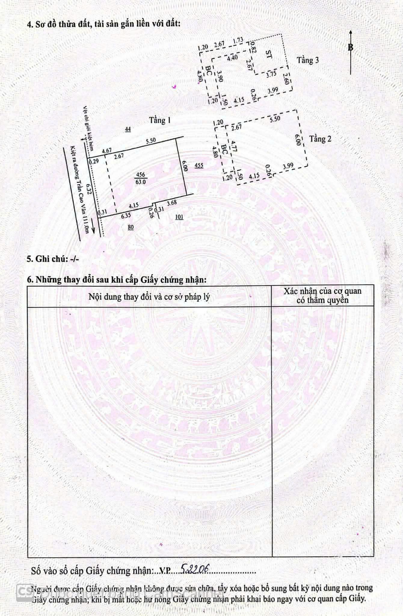 CHÍNH CHỦ CẦN BÁN GẤP NHÀ 3 TẦNG TRẦN CAO VÂN_LIÊN HỆ NGỌC HỖ TRỢ : 0905 872 352-4
