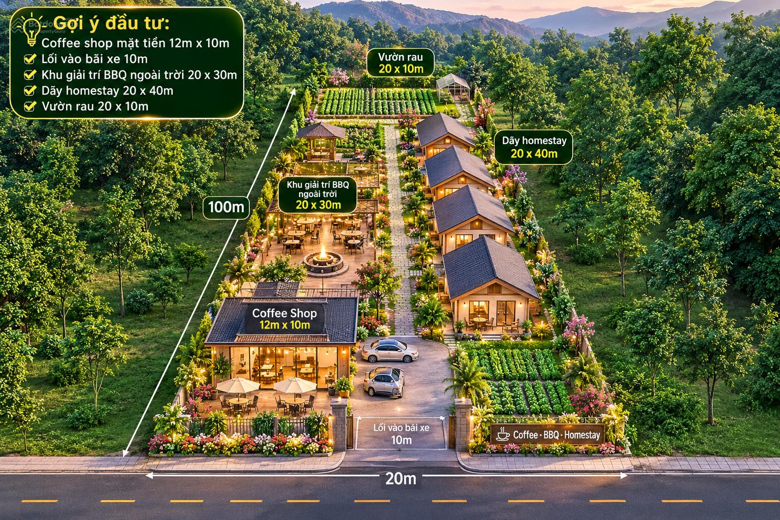 Bán trang trại tại rừng thông Dak Lép, 1,86 tỷ, 2000m2, bao đẹp hàng hiếm có 200m2 thổ cư