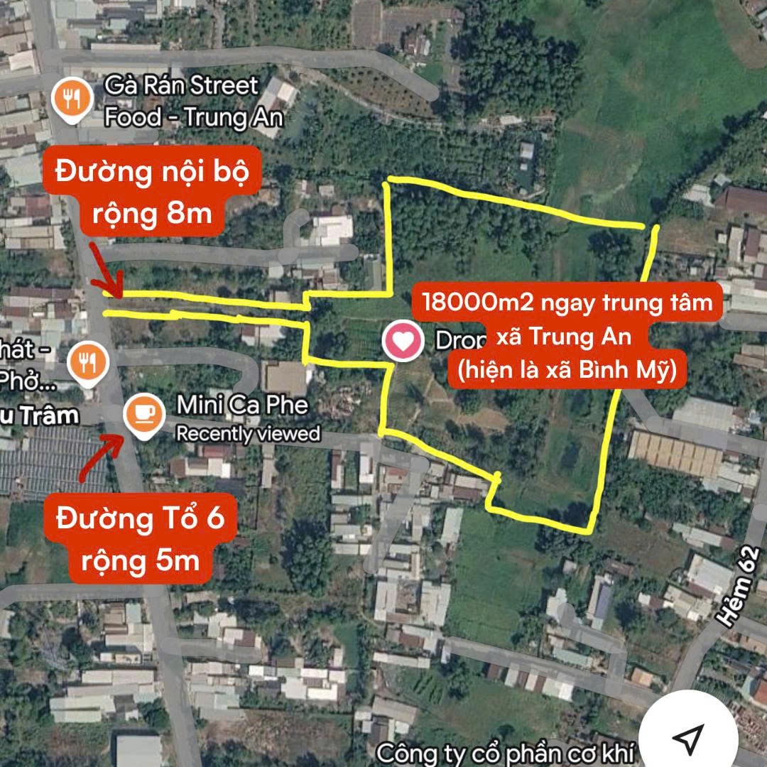 ĐẤT ĐẸP – GIÁ TỐT – CHÍNH CHỦ CẦN CHO THUÊ HOẶC BÁN ĐẤT LỚN 18000m2 (1,8ha) XÃ BÌNH MỸ, TPHCM