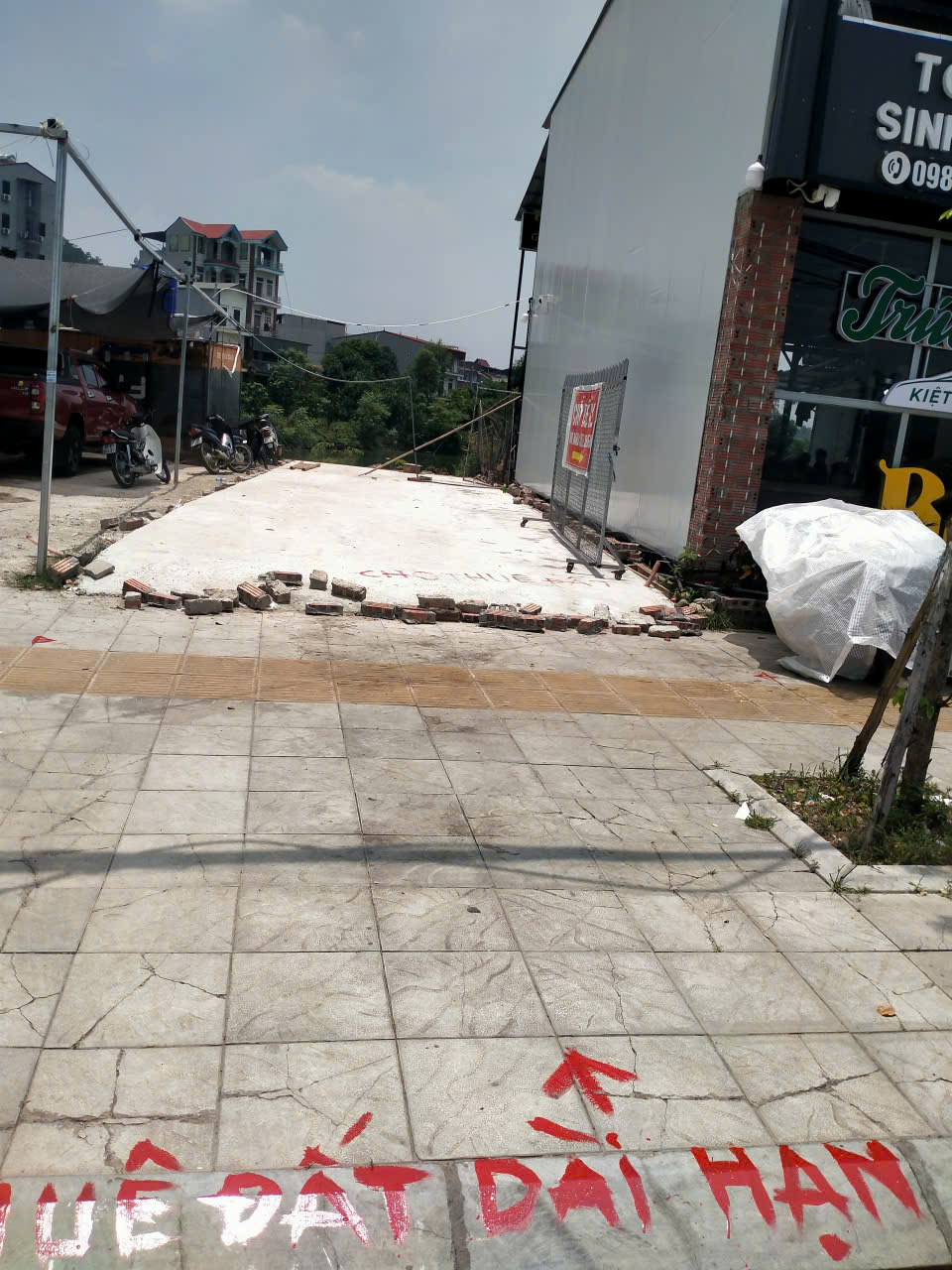 Cho thuê dài hạn lô đất mặt đường Tam Giang, Vân Dương, tp.Bắc Ninh, đường vào Cổng KCN Quế Võ 1 và Lãm Làng.