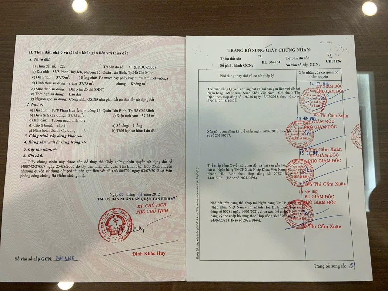 NHÀ ĐẸP – GIÁ TỐT – CHÍNH CHỦ CẦN BÁN NHÀ 83/8 Phan Huy Ích, P.15, Q.Tân Bình, TP.HCM