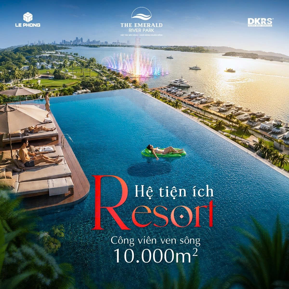 The Emerald River Park đang mở booking với hàng loạt chính sách hấp dẫn