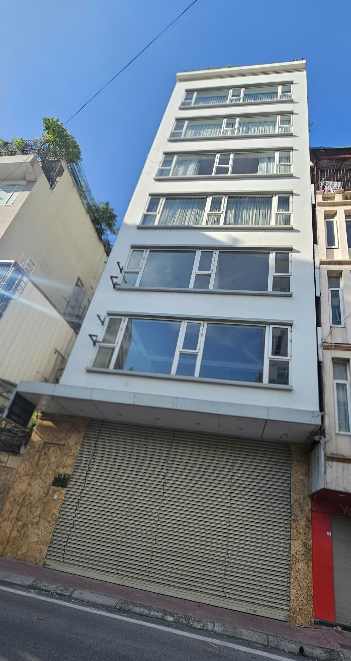 Cho thuê nhà, THANG MÁY, 118m2_ 5T; Nguyễn Thị Định, Hoàng Ngân -41 tr