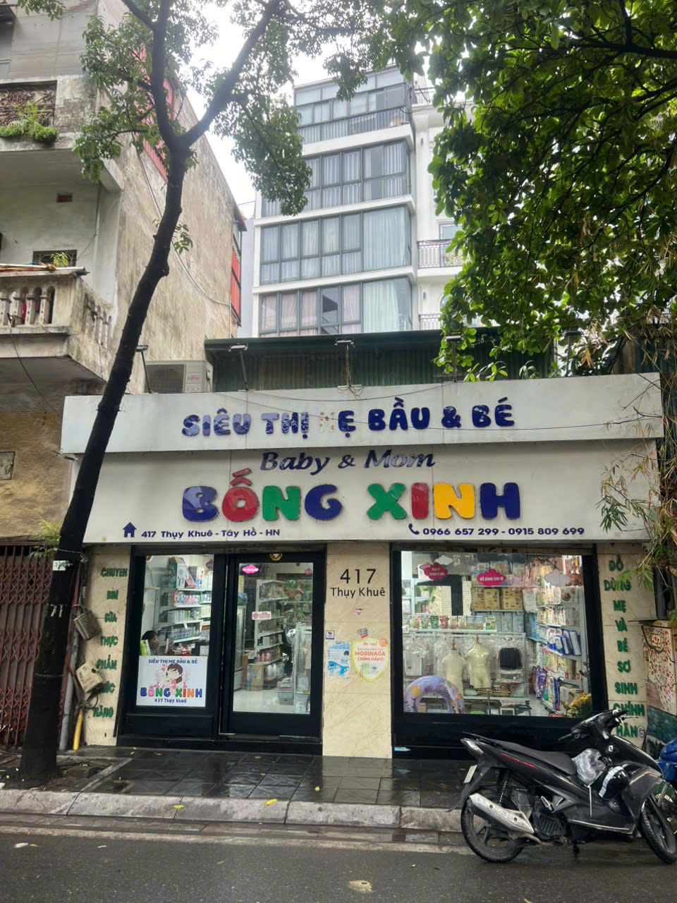 CHÍNH CHỦ CHO THUÊ MẶT BẰNG KINH DOANH – 417 PHỐ THỤY KHUÊ, TÂY HỒ, HÀ NỘI