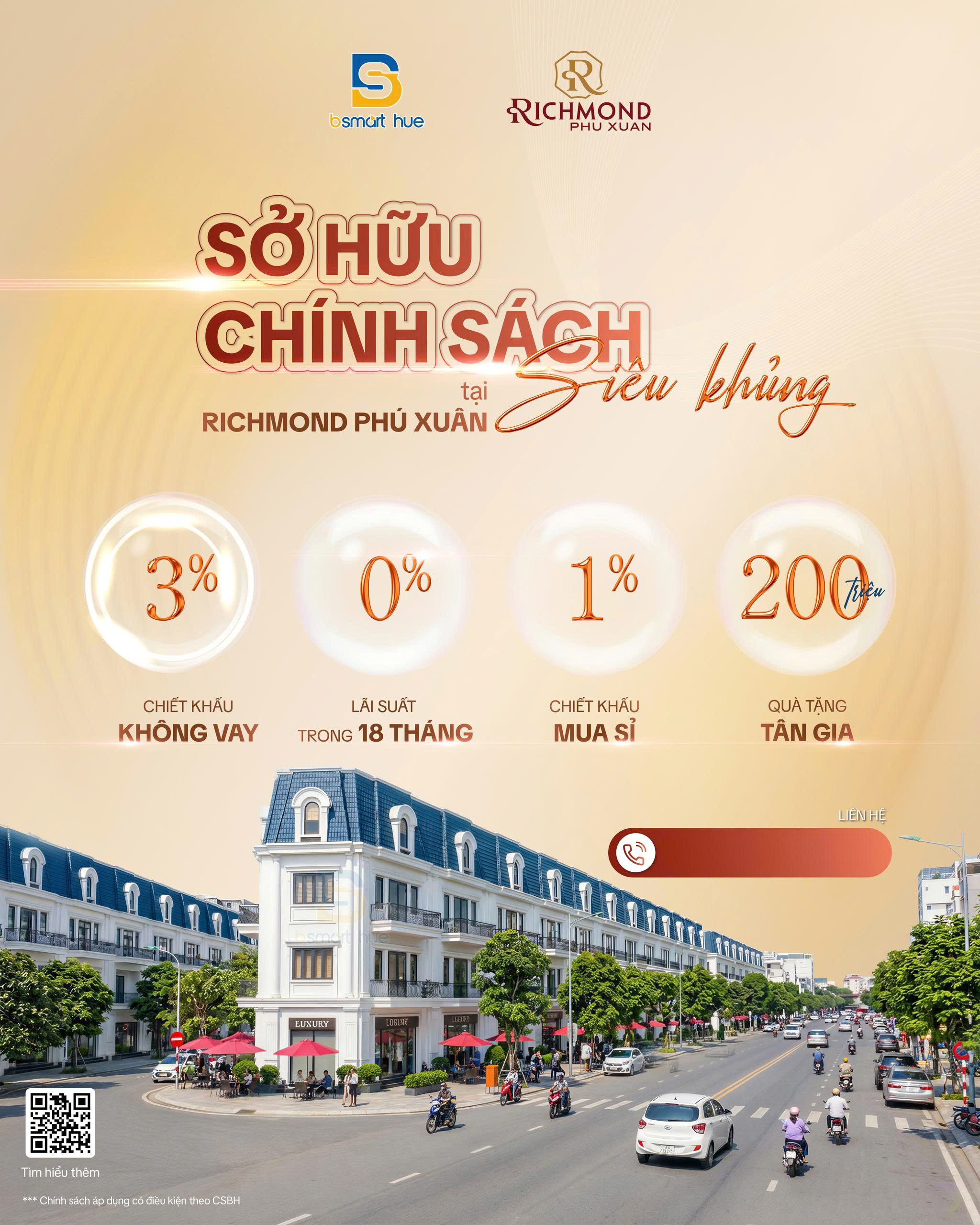 CHỈ VỚI 2,5 TỶ ĐÃ SỞ HỮU SHOPHOUSE PHÚ XUÂN CITY 4 TẦNG 2 MẶT TIỀN ĐẠI LỘ VÕ NGUYÊN GIÁP