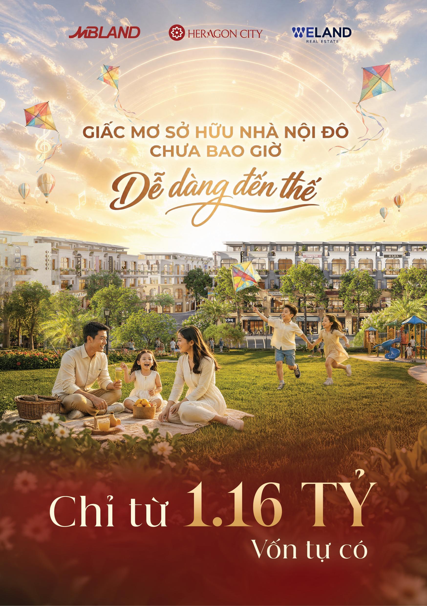 CHỈ TỪ 3,44 TỶ SỞ HỮU THE GLORY – HERAGON CITY TRUNG TÂM TP. THANH HÓA