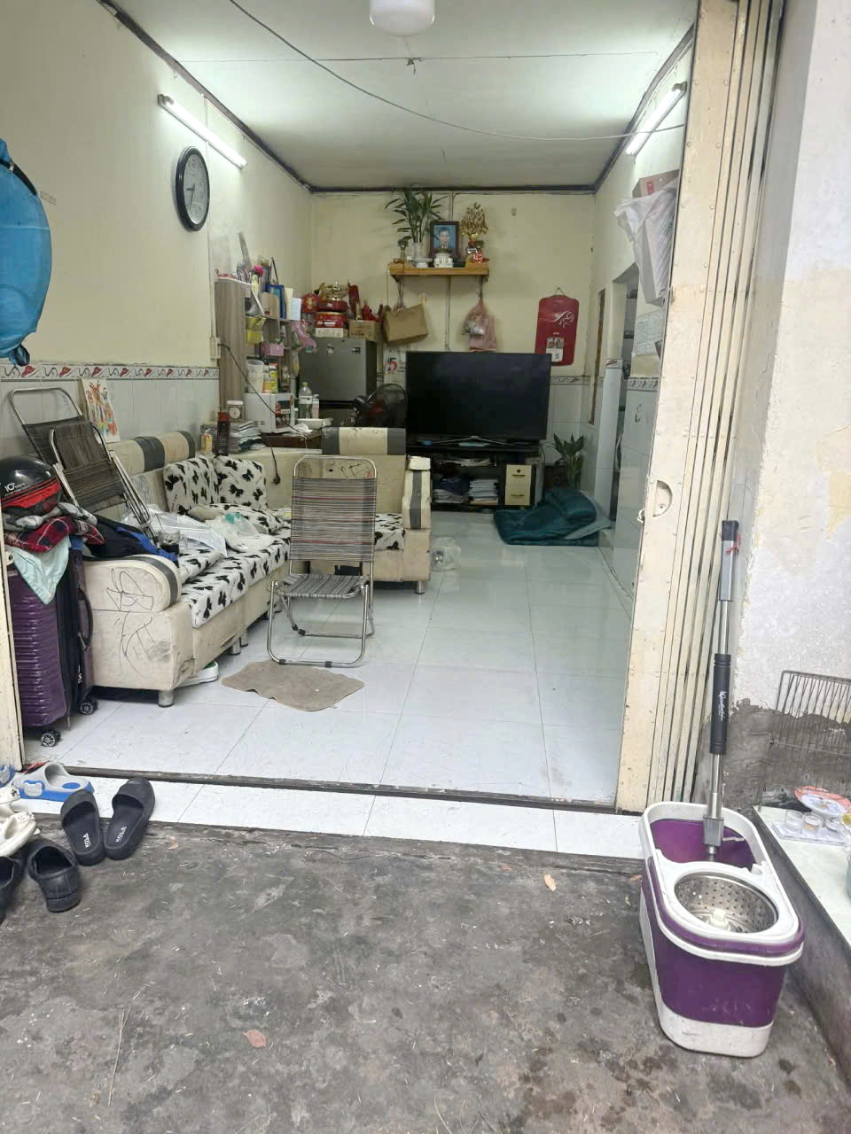 Nhà 2 tầng nở hậu L 7.5m sát đường Tùng Thiện Vương P13Q8. Giá: 2.85 tỷ-4