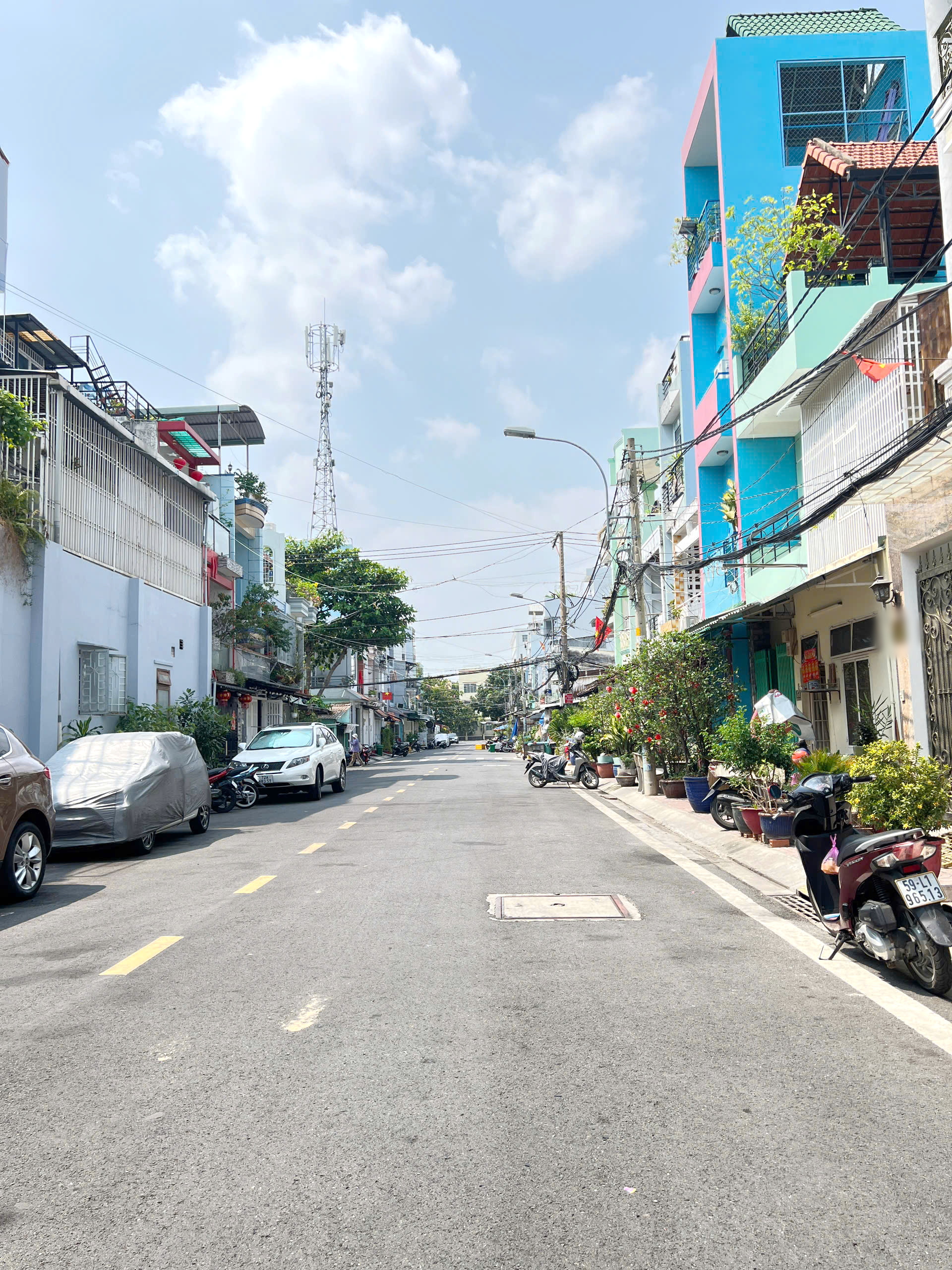 Nhà mới 2 tầng mặt tiền đường số ngay chợ Phạm Thế Hiển P4Q8. Giá: 4.6 tỷ bớt lộc