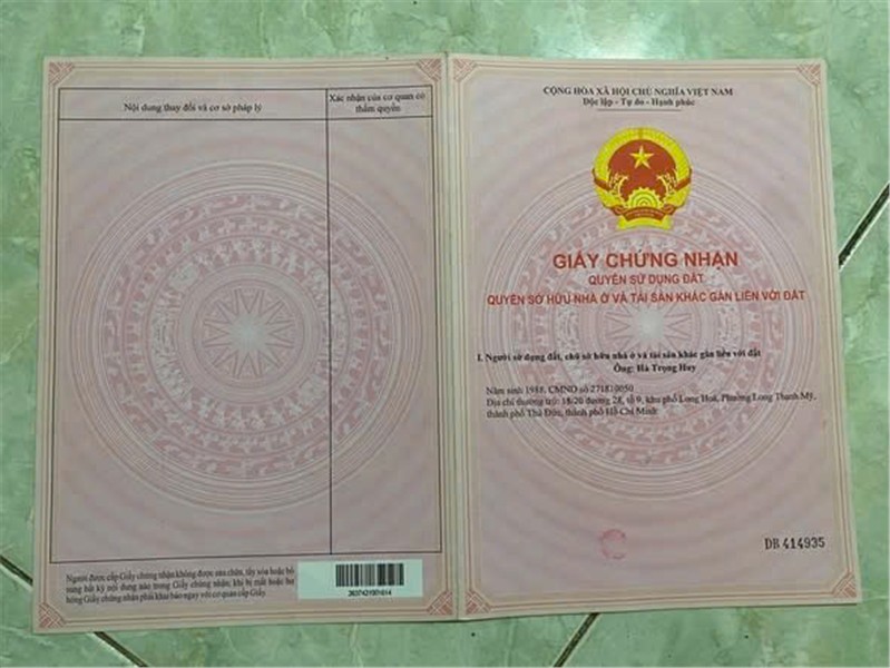 ĐẦU TƯ LÀ SINH LỜI - ĐẤT CHÍNH CHỦ Tại Phường Tam Phước, TP Biên Hòa, Tỉnh Đồng Nai