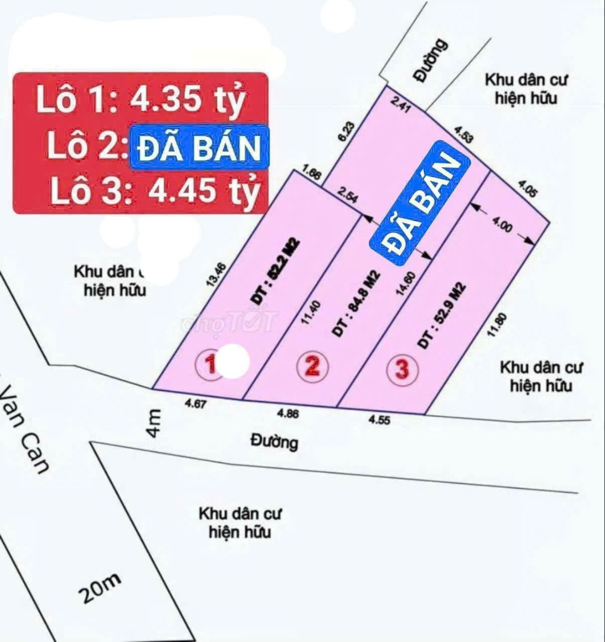 Bán 2 Lô Đất Giá Tốt Nhất Trường Thọ – Gần Hồ Văn Tư – Kha Vạn Cân – Võ Văn Ngân-4