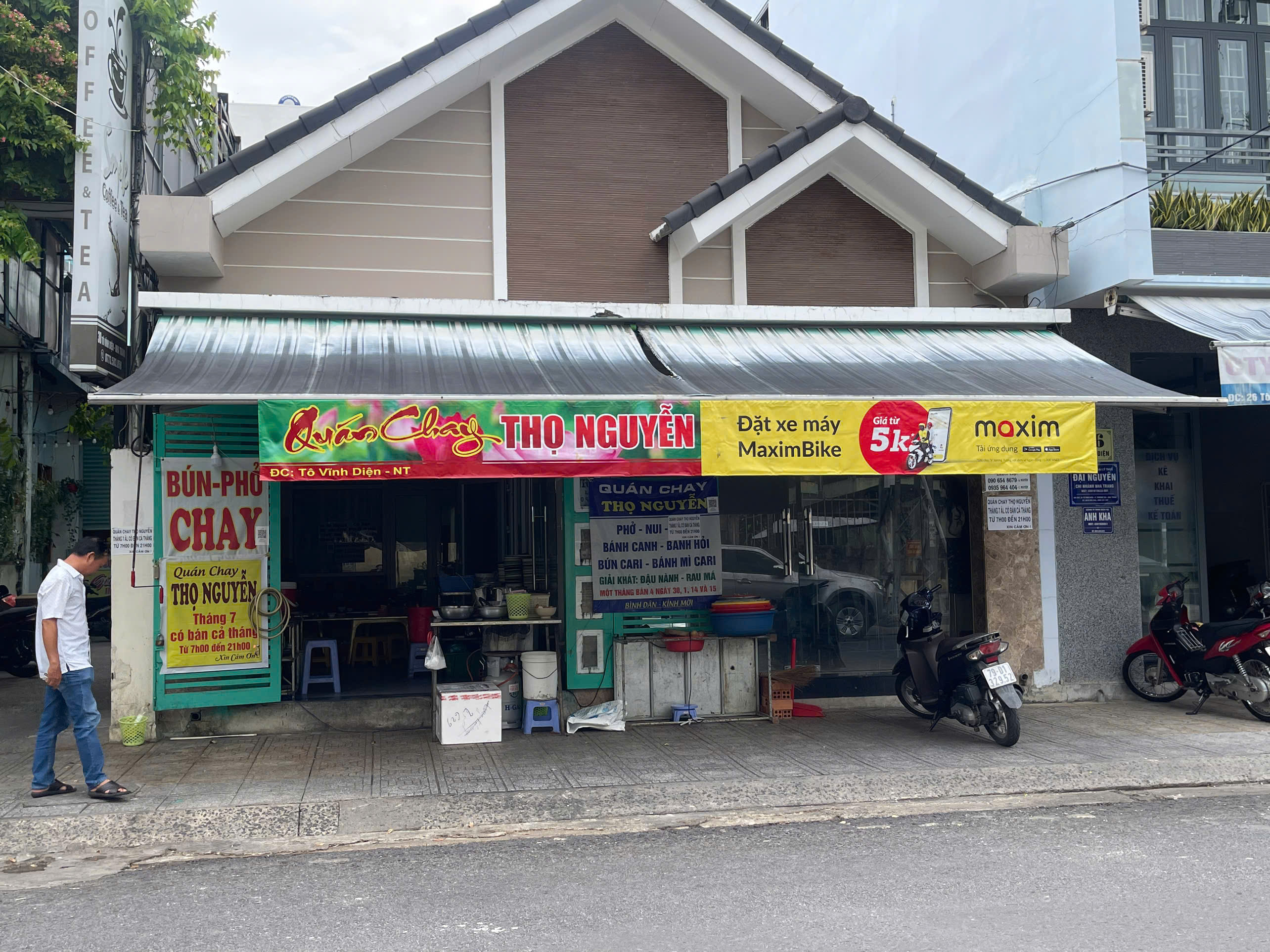 Bán nhà mặt tiền  Tô Vĩnh Diện, Phương Sài Nha Trang, ngang 7,7m 130tr/m2-4