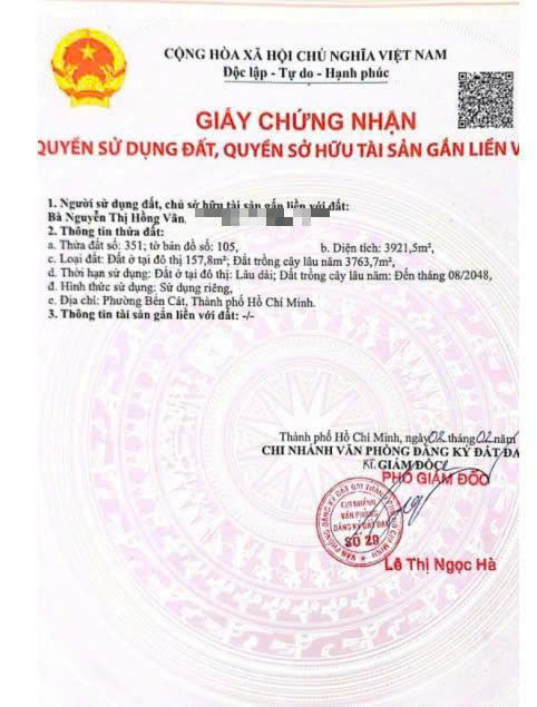 CHÍNH CHỦ BÁN GẤP ĐẤT 2 MẶT TIỀN ĐƯỜNG LAI HƯNG 137, PHƯỜNG BẾN CÁT - TP.HCM MỚI-3