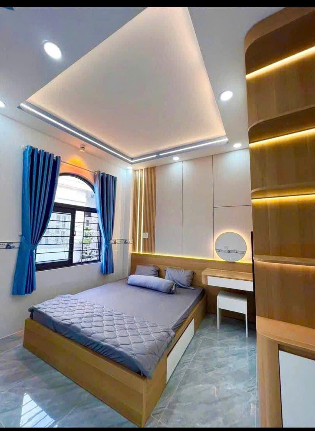 Bán nhà mới 3.4*11m hẻm Hưng Phú P10Q8 P.Chánh Hưng full nội thất