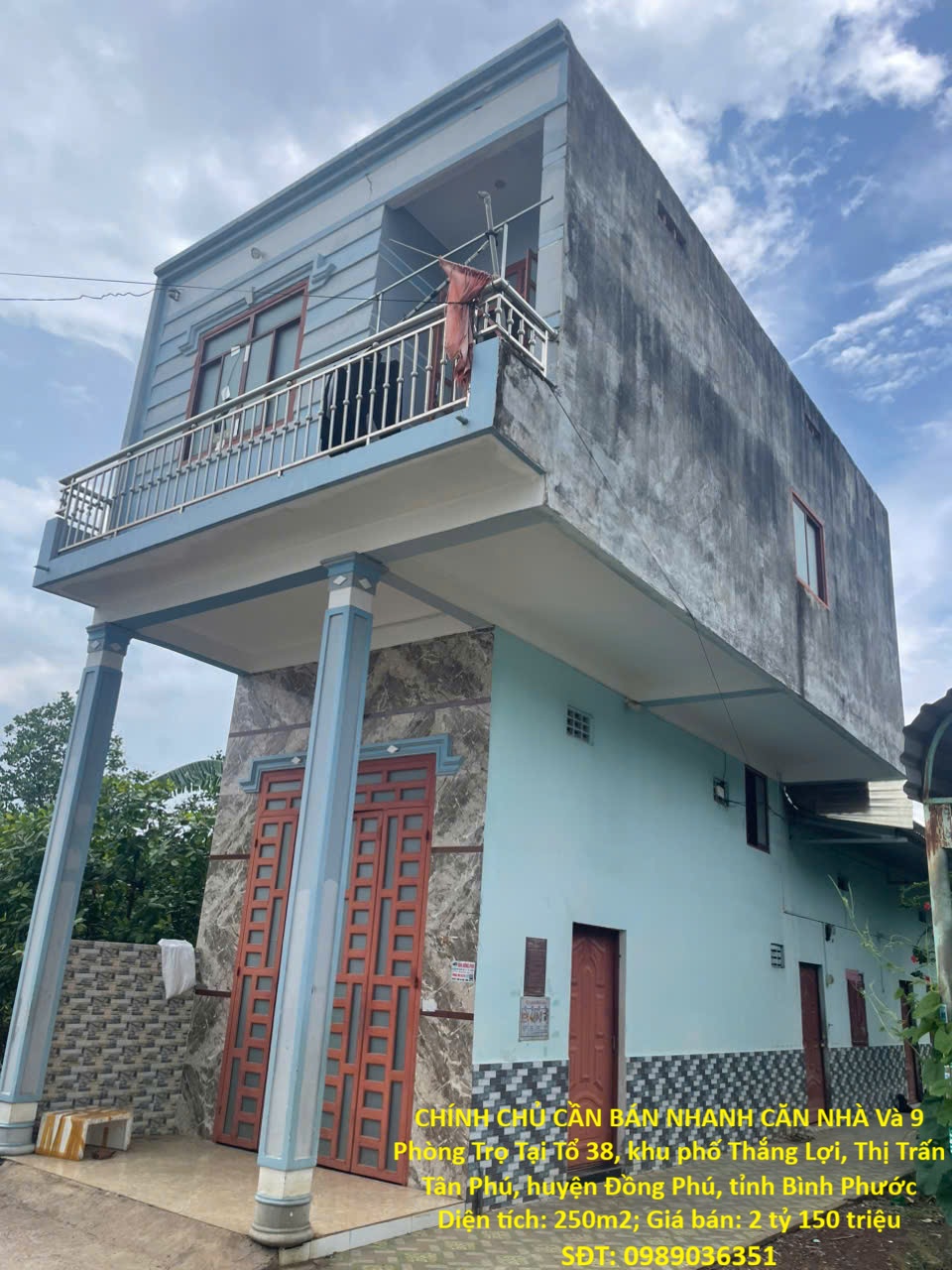 CHÍNH CHỦ CẦN BÁN NHANH CĂN NHÀ Và 9 Phòng Trọ Tại Phường Đồng Phú, Tỉnh Đồng Nai