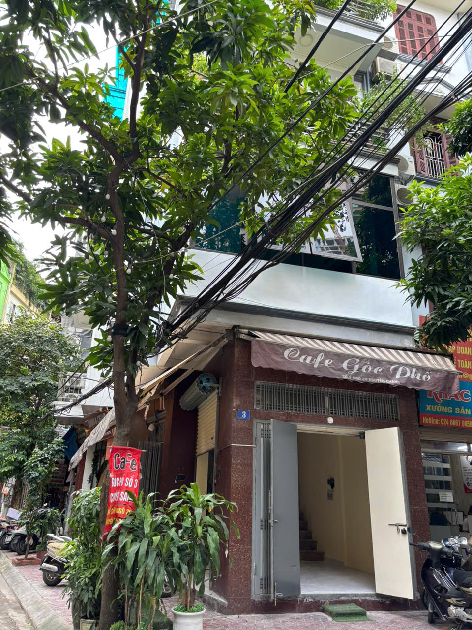 CHO THUÊ MẶT BẰNG KINH DOANH – GÓC 2 MẶT NGÕ NGUYỄN CHÁNH, YÊN HÒA, CẦU GIẤY