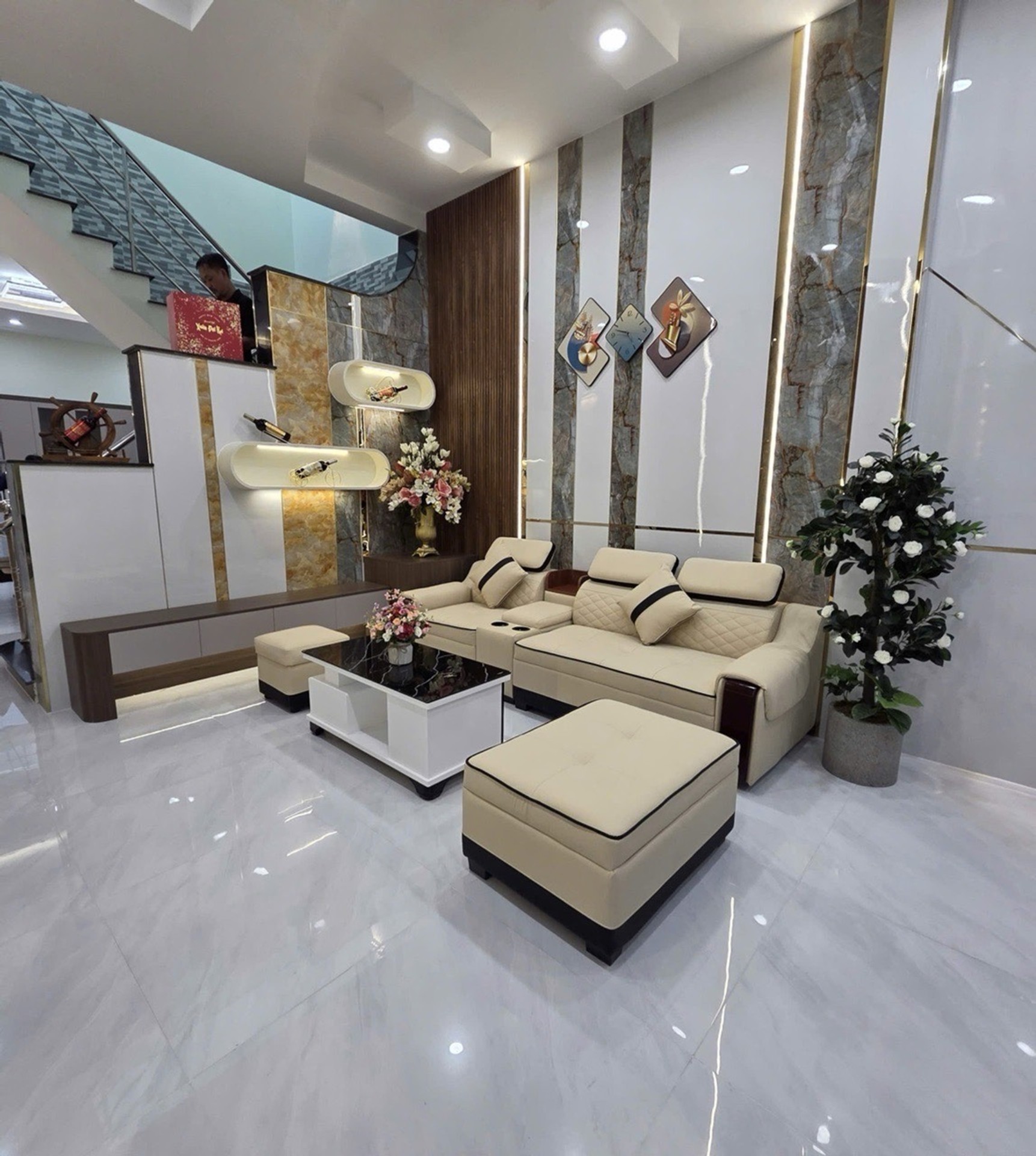HẺM XE HƠI NHÀ MỚI ĐẸP LUNG LINH  NGAY CHỢ TÂN HƯƠNG - 4x18m -2 TẦNG - NỞ HẬU TÀI LỘC - 6.690 TỶ TL