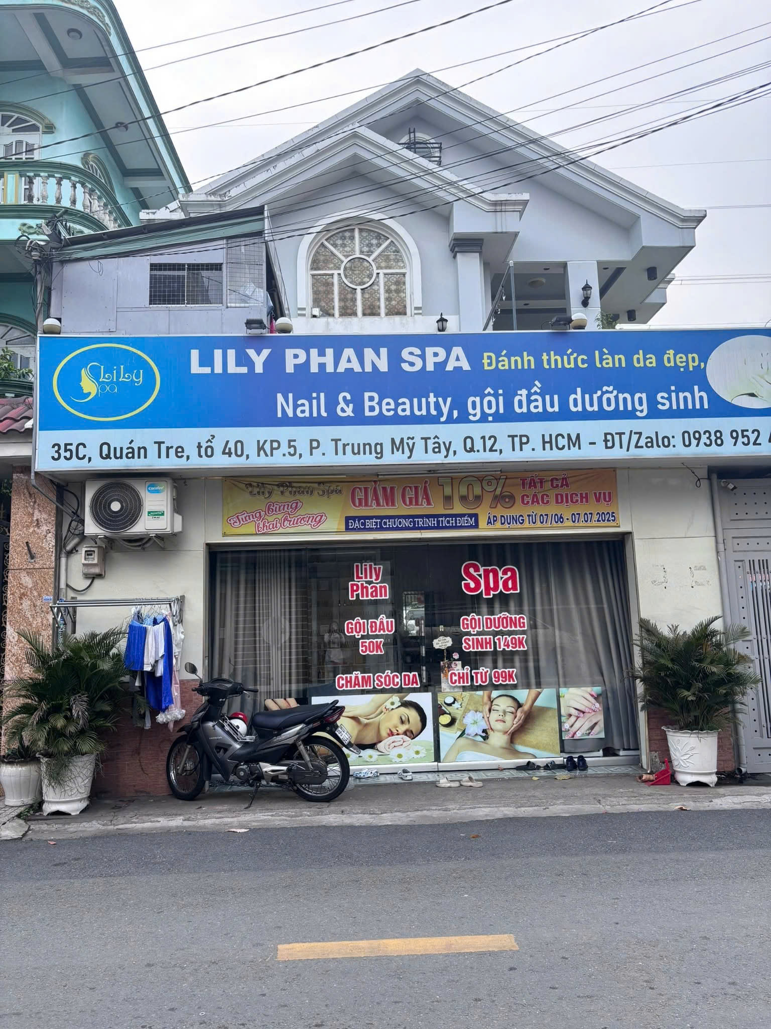 CHÍNH CHỦ SANG NHƯỢNG TIỆM SPA DƯỠNG SINH & NAIL – QUẬN 12  Tiệm đang hoạt động, sang lại full nội thất và trang thiết bị