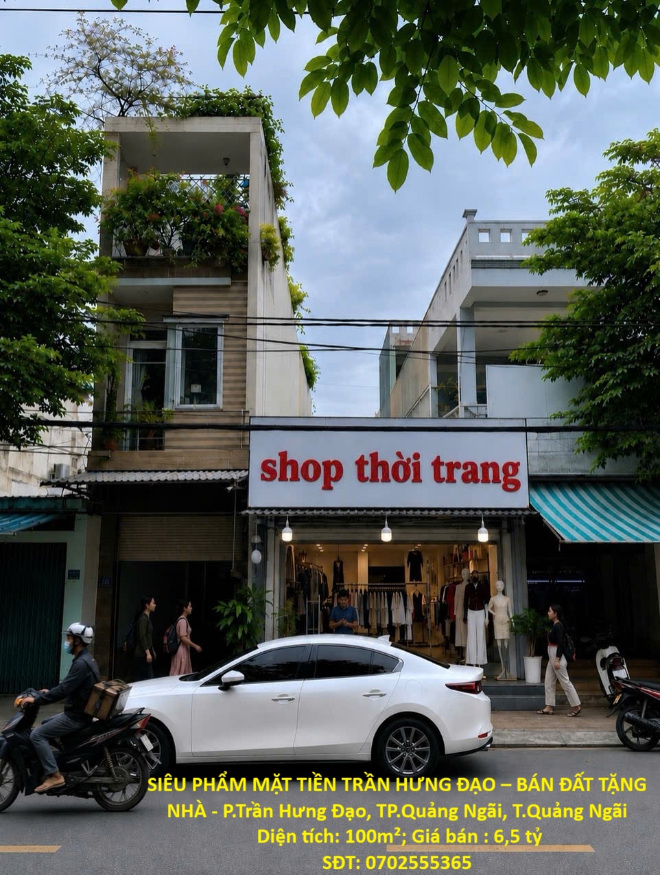 SIÊU PHẨM MẶT TIỀN TRẦN HƯNG ĐẠO – BÁN ĐẤT TẶNG NHÀ - P.Trần Hưng Đạo, TP.Quảng Ngãi, T.Quảng Ngãi