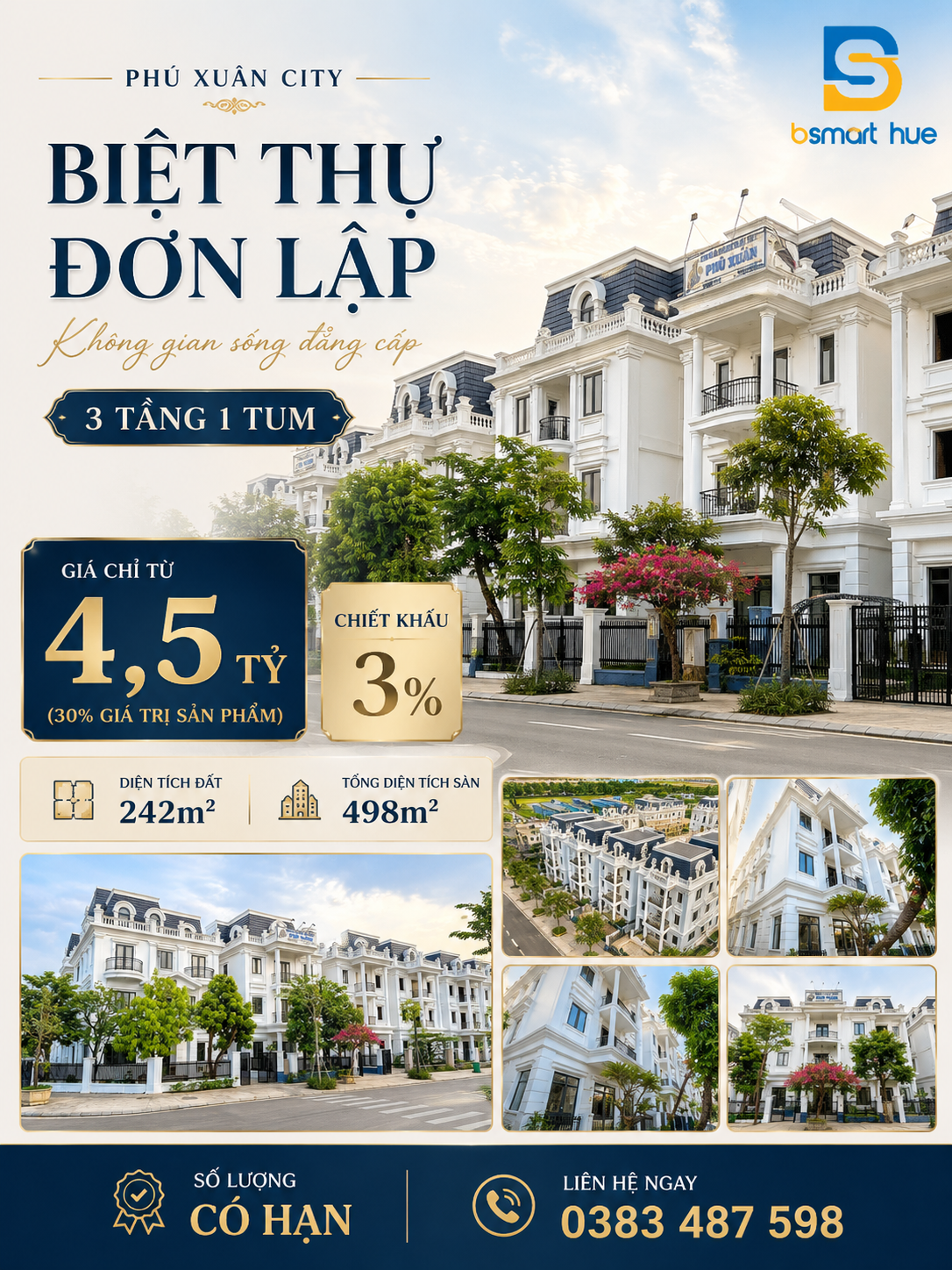 Biệt Thự Đơn Lập - Giữa Lòng Cố Đô