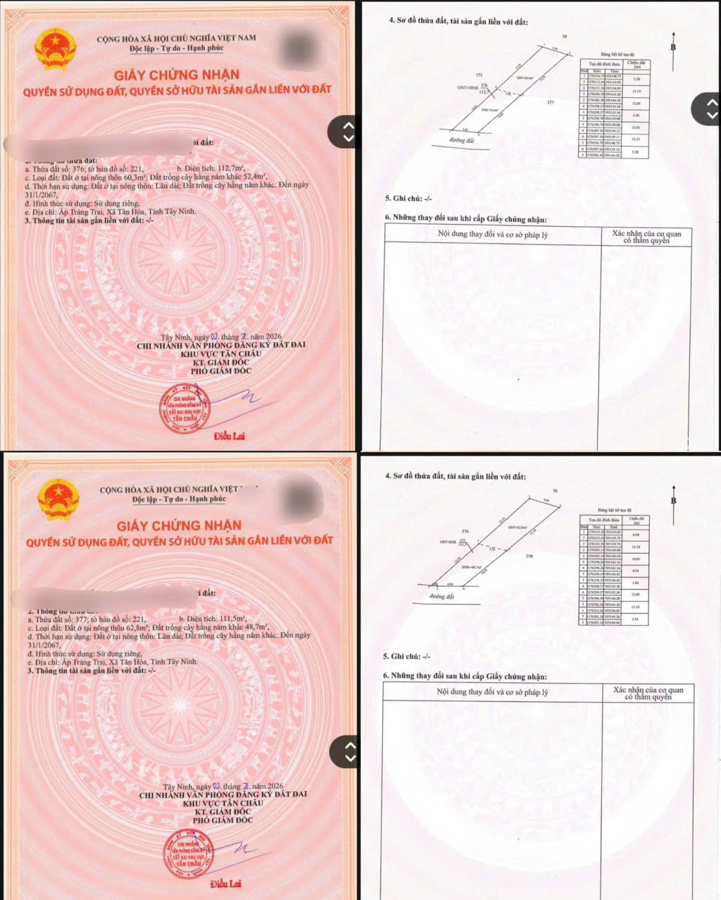 GIÁ 139TR – 159TR – HẾT ĐẤT – BAO SỔ AN TOÀN - Chợ Trảng Trai, Xã Tân Hòa, Tây Ninh-3