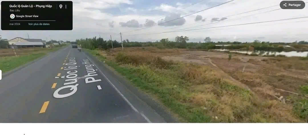 CHÍNH CHỦ BÁN ĐẤT NỀN THỔ CƯ MẶT TIỀN QUẢN LỘ PHỤNG HIỆP PHƯỚC LONG - BẠC LIÊU.