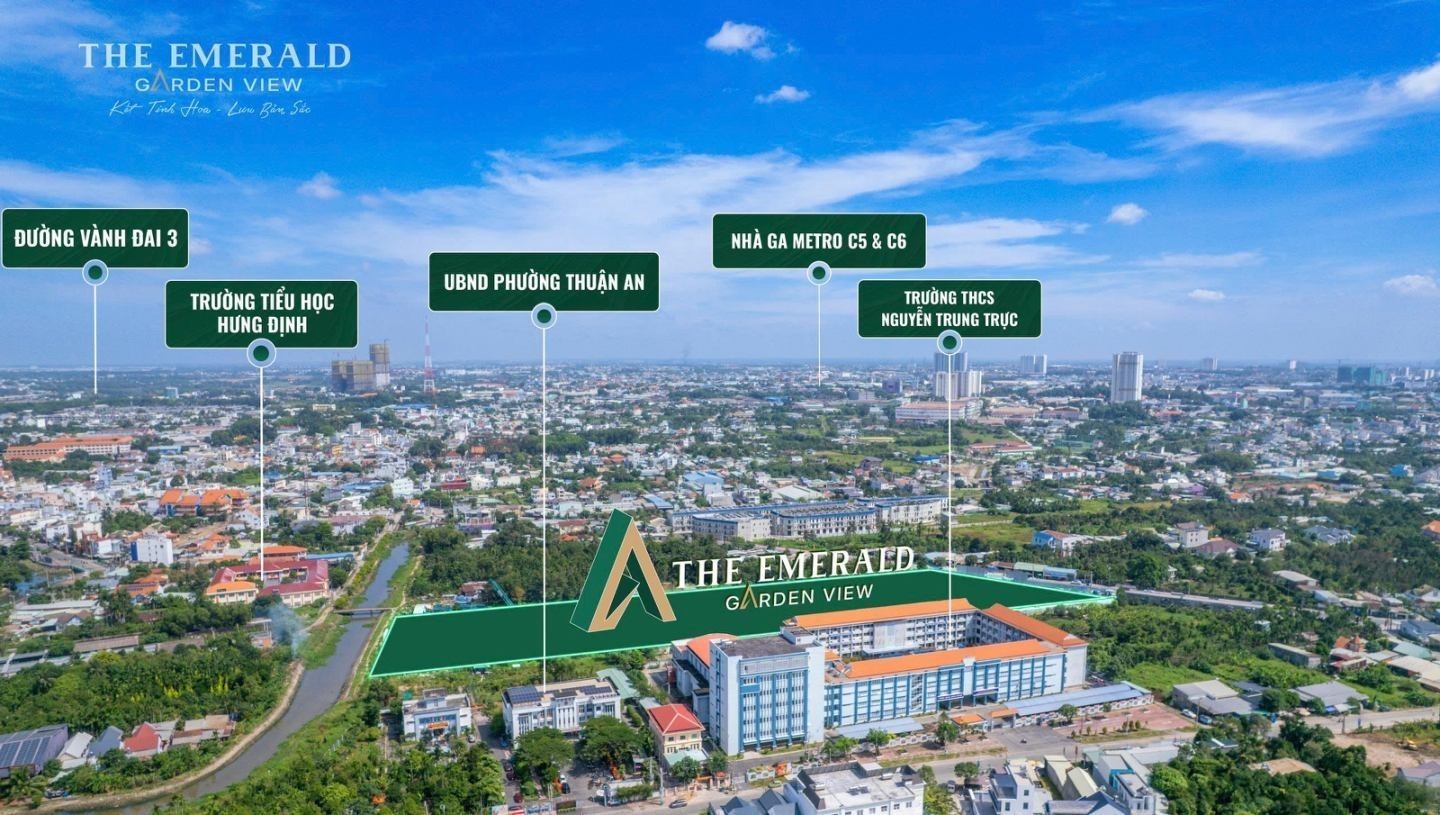 The Emerald Garden View – Tổ ấm xanh giữa trung tâm Thuận An
Chỉ từ 35 triệu/m²