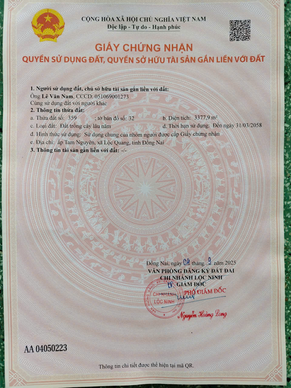 BÁN NHÀ VƯỜN NGHỈ DƯỠNG TẠI THÔN BÙ TAM, XÃ LỘC QUANG, TP ĐỒNG NAI-4
