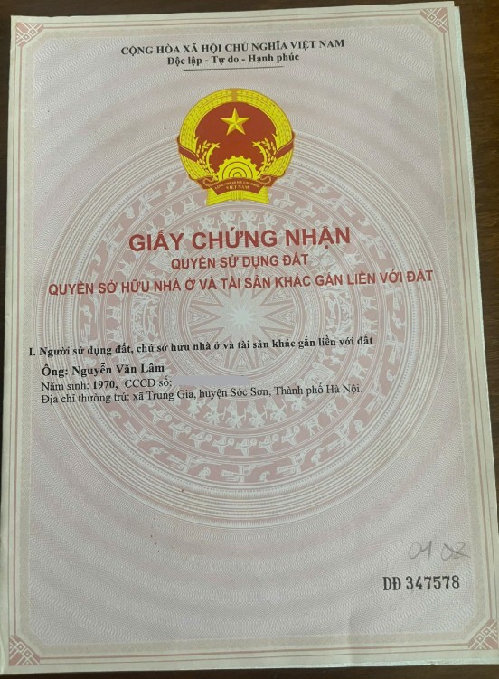 Chính chủ bán đất sổ đỏ Hồng Kỳ, Sóc Sơn - 102m2, trục đường liên thôn, tiềm năng tăng giá-1
