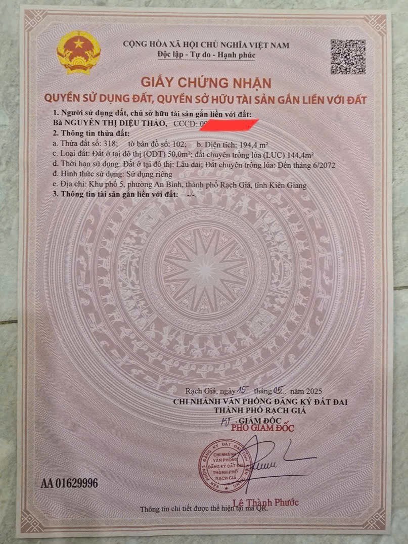Chính chủ cần bán nhà mới xây dựng, vị trí thuận tiện tại hẻm 81, Trương Định, P.Rạch Giá, An Giang-3