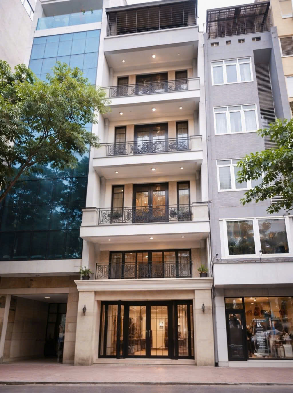 Cho thuê nhà, 111m2_ 5T; Lý Thường Kiệt, Bà Triệu, Ngô Quyền -43 tr