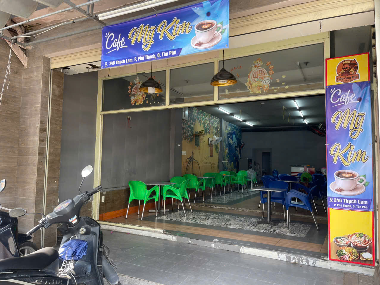 CHỐT NHANH, SANG RẺ QUÁN CAFE CHỈ 48 tr , sân rộng ( 10 bàn ), MB 5m x 18m , Thuê chỉ : 12 tr, Tel  : 0963245436  ( Chính chủ )