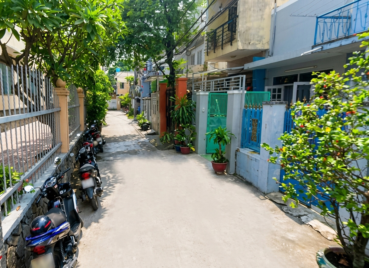 [T5886*] Nhà Hẻm Ôtô 4.5m sát chợ Xóm Mới Trương Minh Ký 7.x tỷ