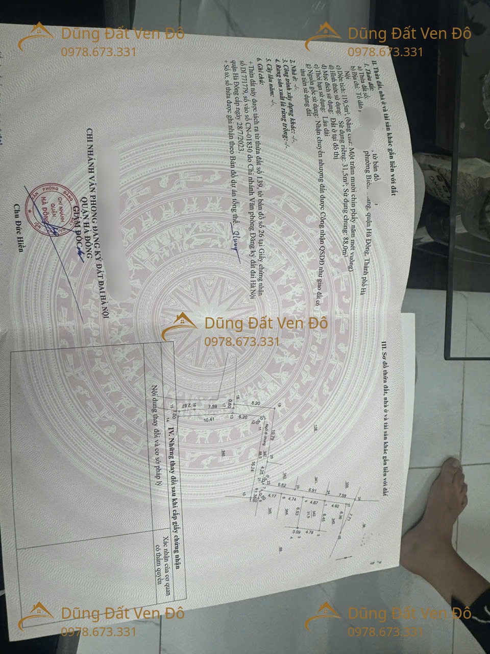 NHÀ 4 TẦNG 1 TUM 31,5M BIÊN GIANG-HÀ ĐÔNG (CŨ)-HÀ NỘI-4