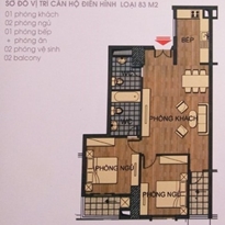 Căn hộ 83m2 Căn hộ 83m2