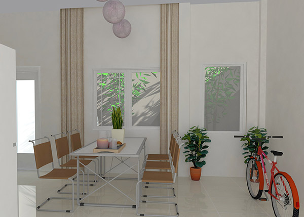 Nhà phố sân vườn 6