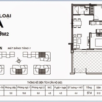 Thiết kế căn hộ loại A