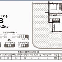 Thiết kế căn hộ loại B